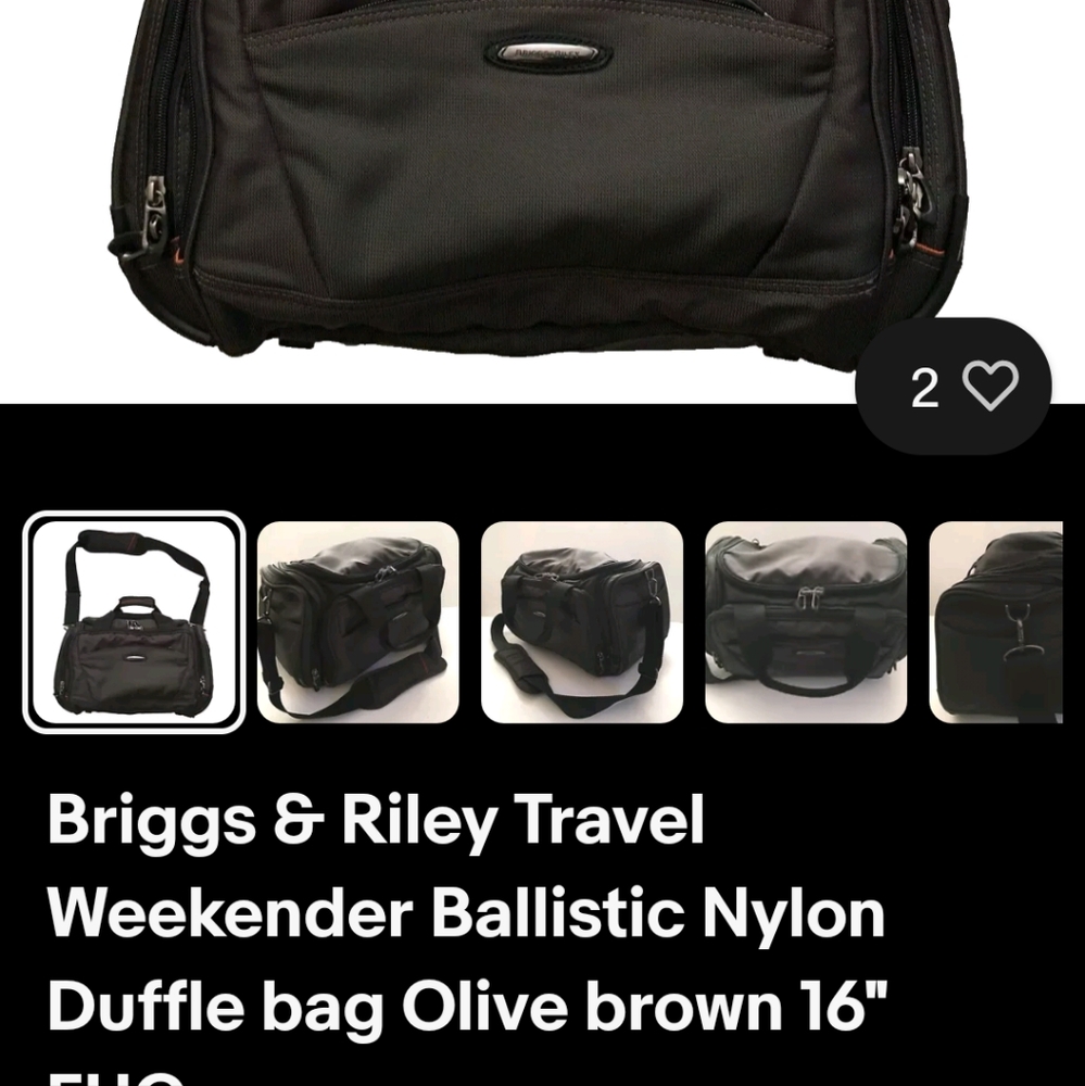 BRIGGS And RILEY - travel/weekender bag - NEW